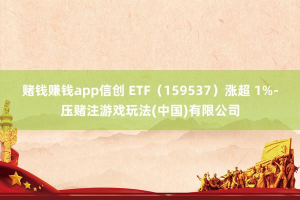 赌钱赚钱app信创 ETF（159537）涨超 1%-压赌注游戏玩法(中国)有限公司